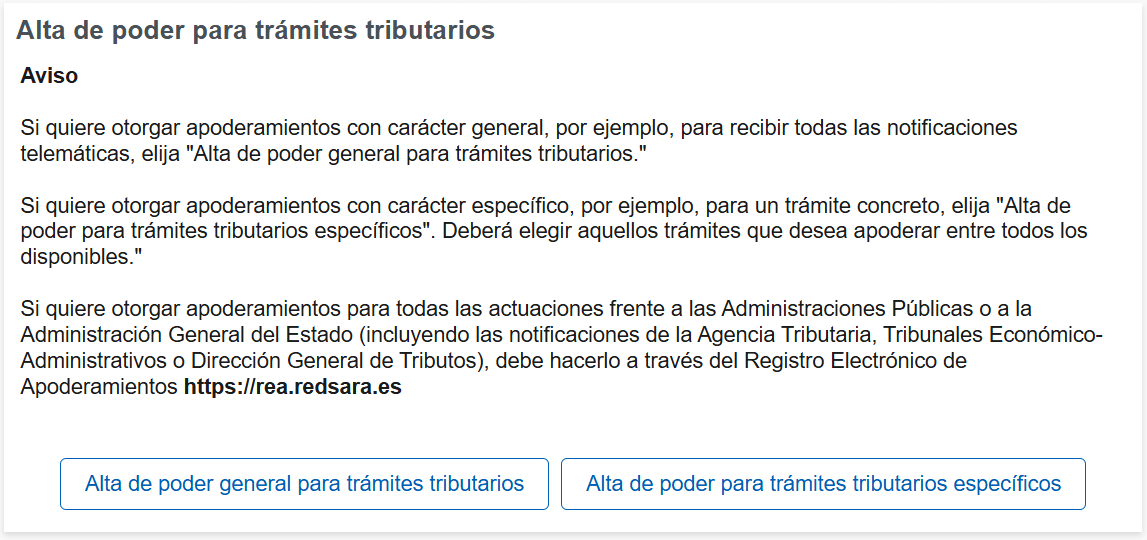 Paso 2 del apoderamiento en la AEAT